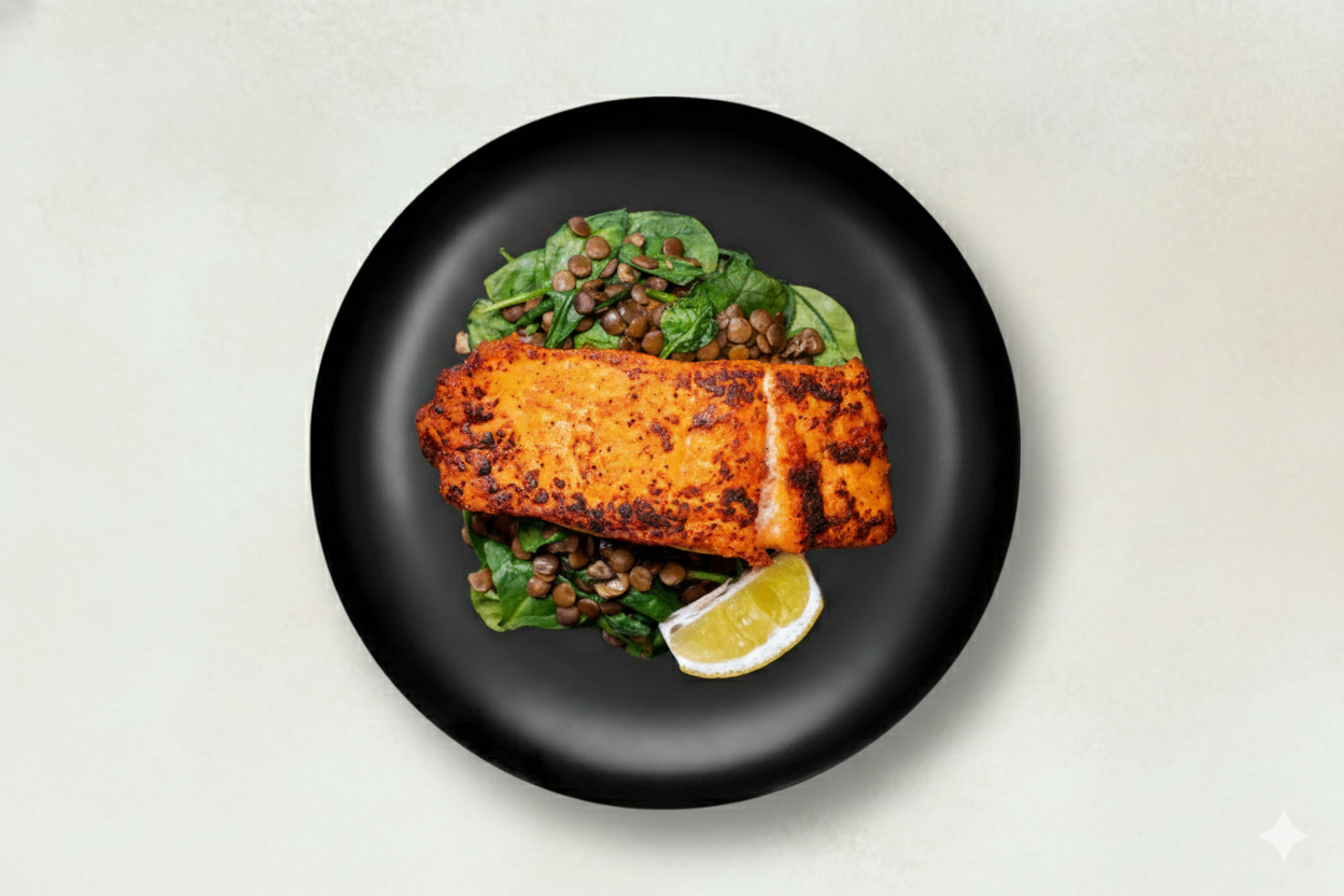 Lemon Dill Chicken with Garlic Spinach and Cauliflower Mash.jpg
